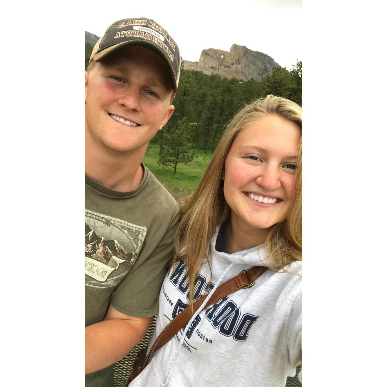 Visiting Crazy Horse monument in South Dakota