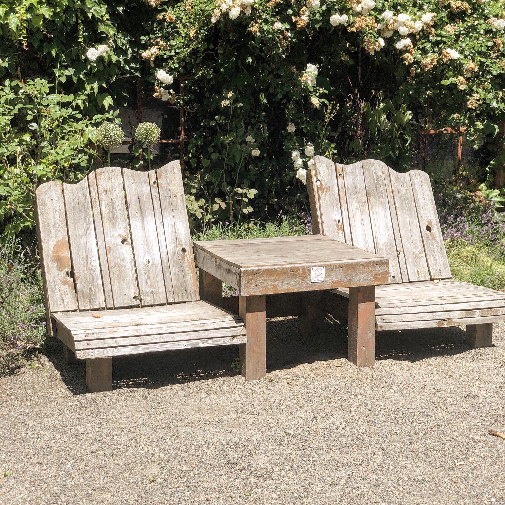 These are the same chairs we sat in back in December, the same chairs when I realized just how much in love with you I was—am.