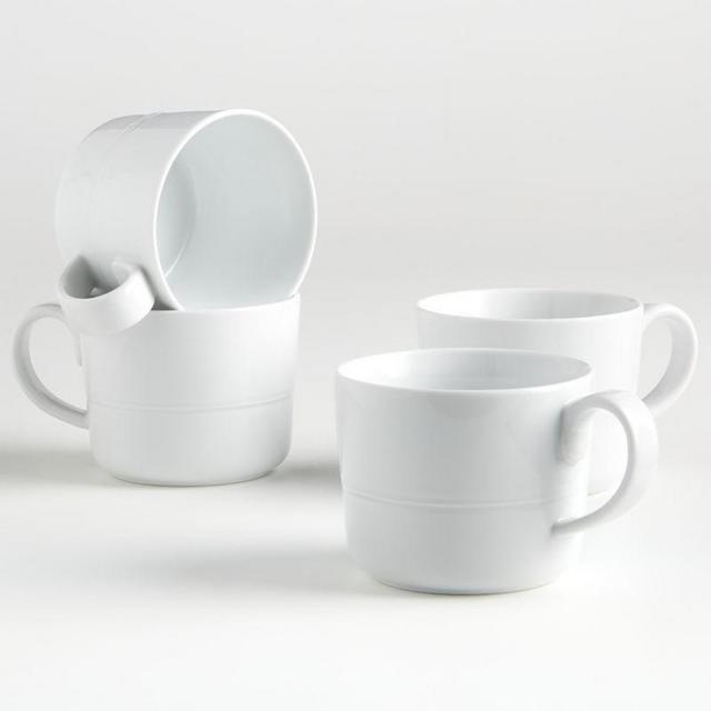 Hue Blue Mugs, Set of 4