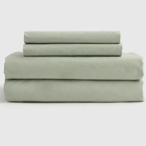 Classic Organic Percale Sheet Set in Sage