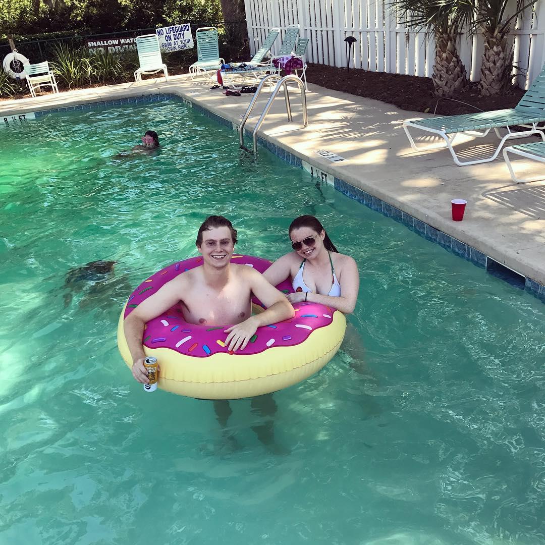 my two loves - Austin and donuts