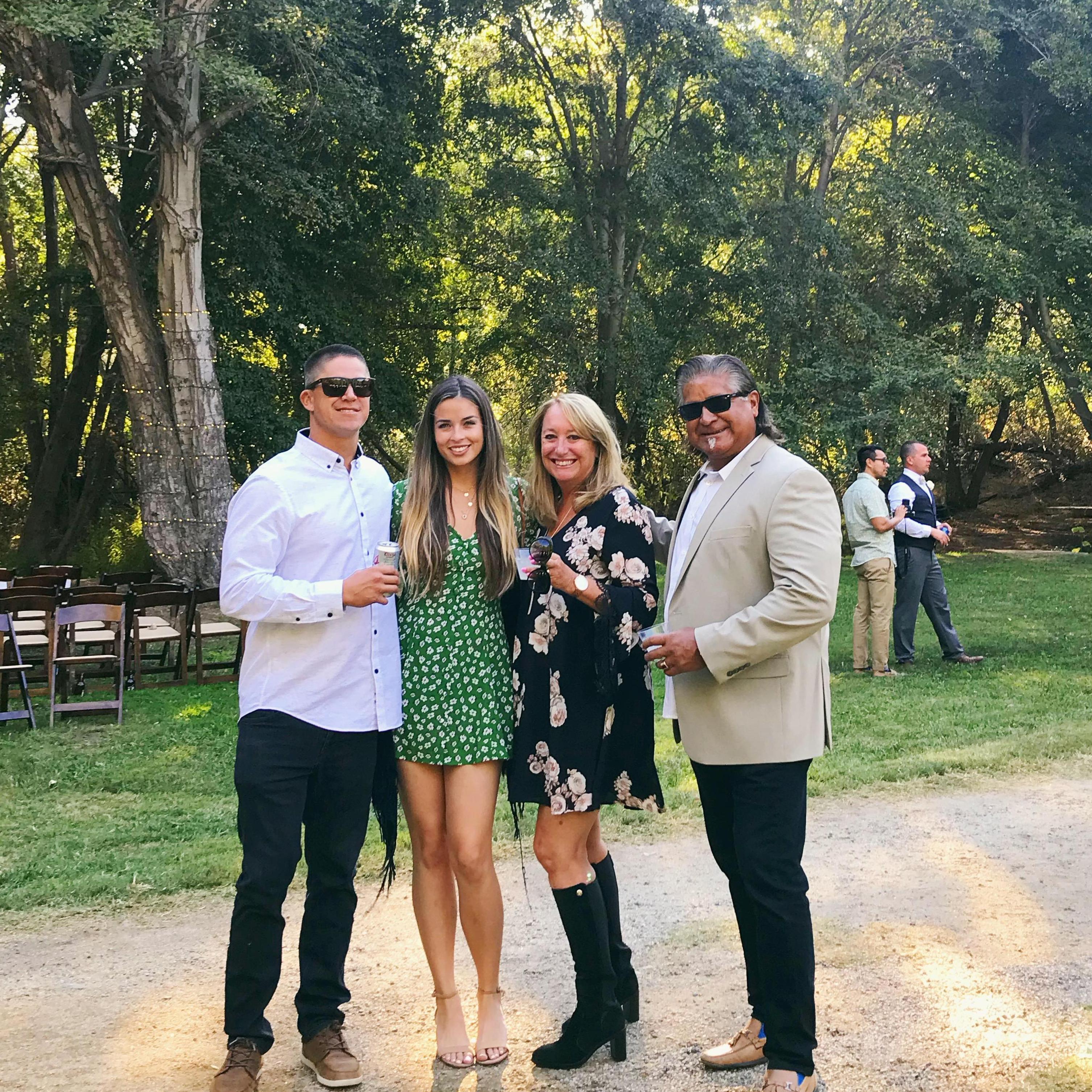 Ricky & Hana at the Kern River with the OG Mr. & Mrs. Franco!