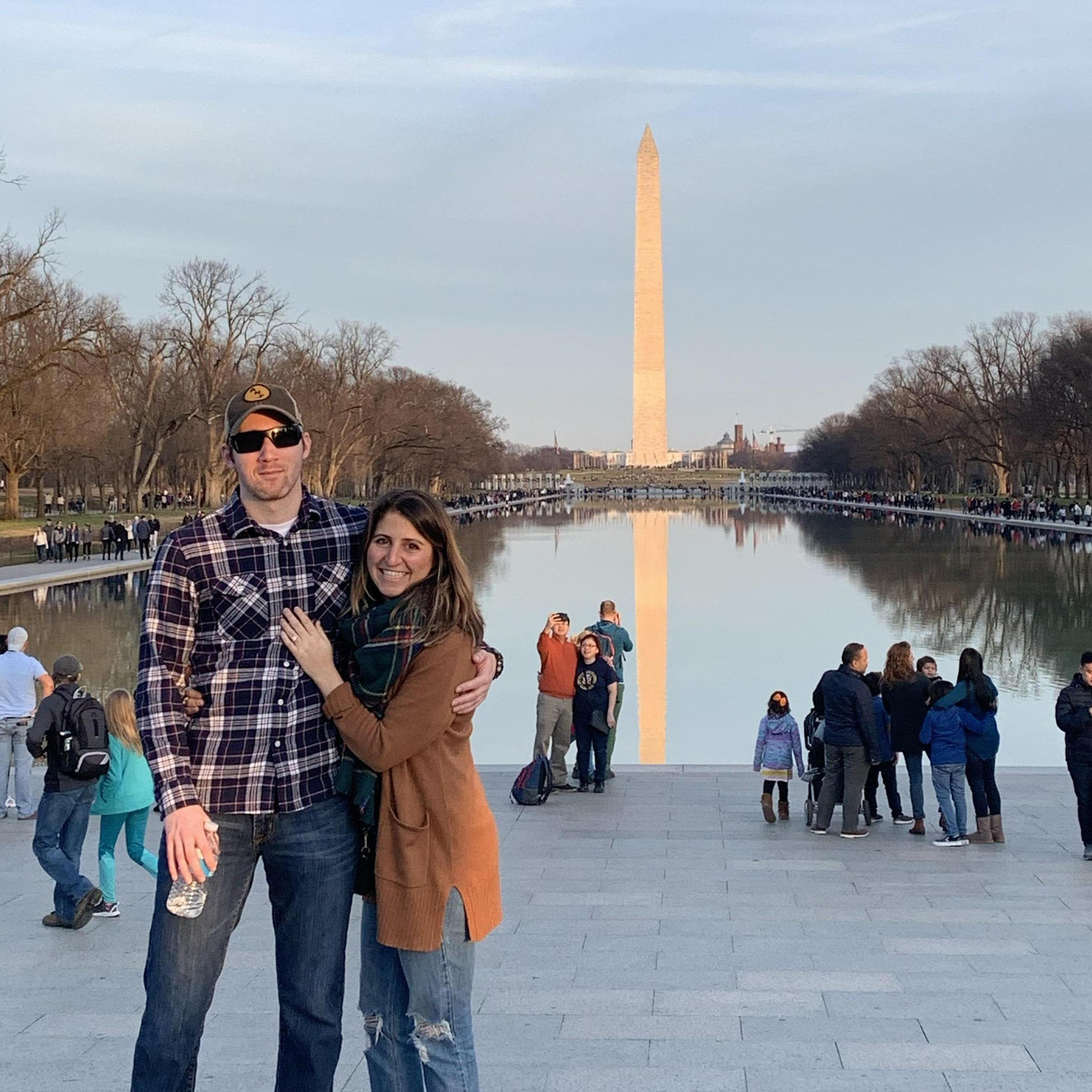Playing tour guide and tourist in DC.