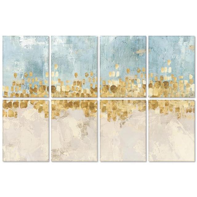 BUBOS 8 Pack Art Acoustic Panels,Self adhesive Sound Proof Foam Panels Soundproof Wall Panels,48X32Inches Acoustic Wall Panels,Decorative Sound Absorbing Panels for Home & Office(Dancing Star)…