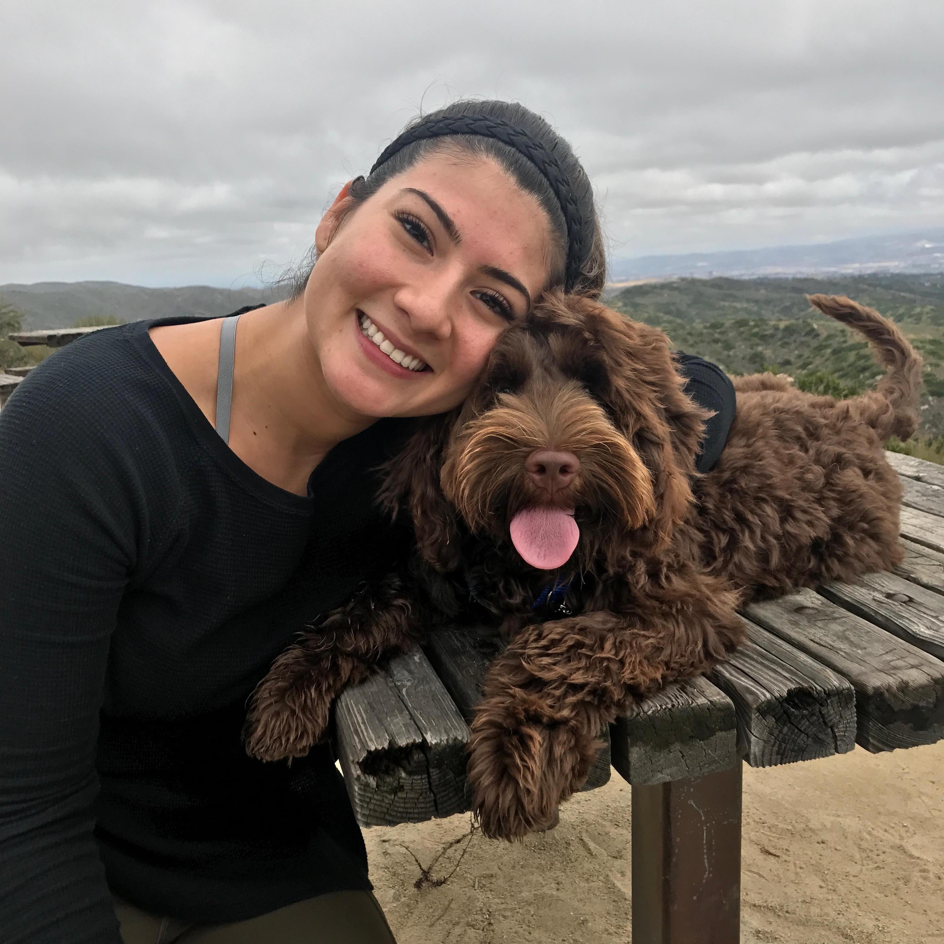 Hiking top of the world in Laguna with Kylo!