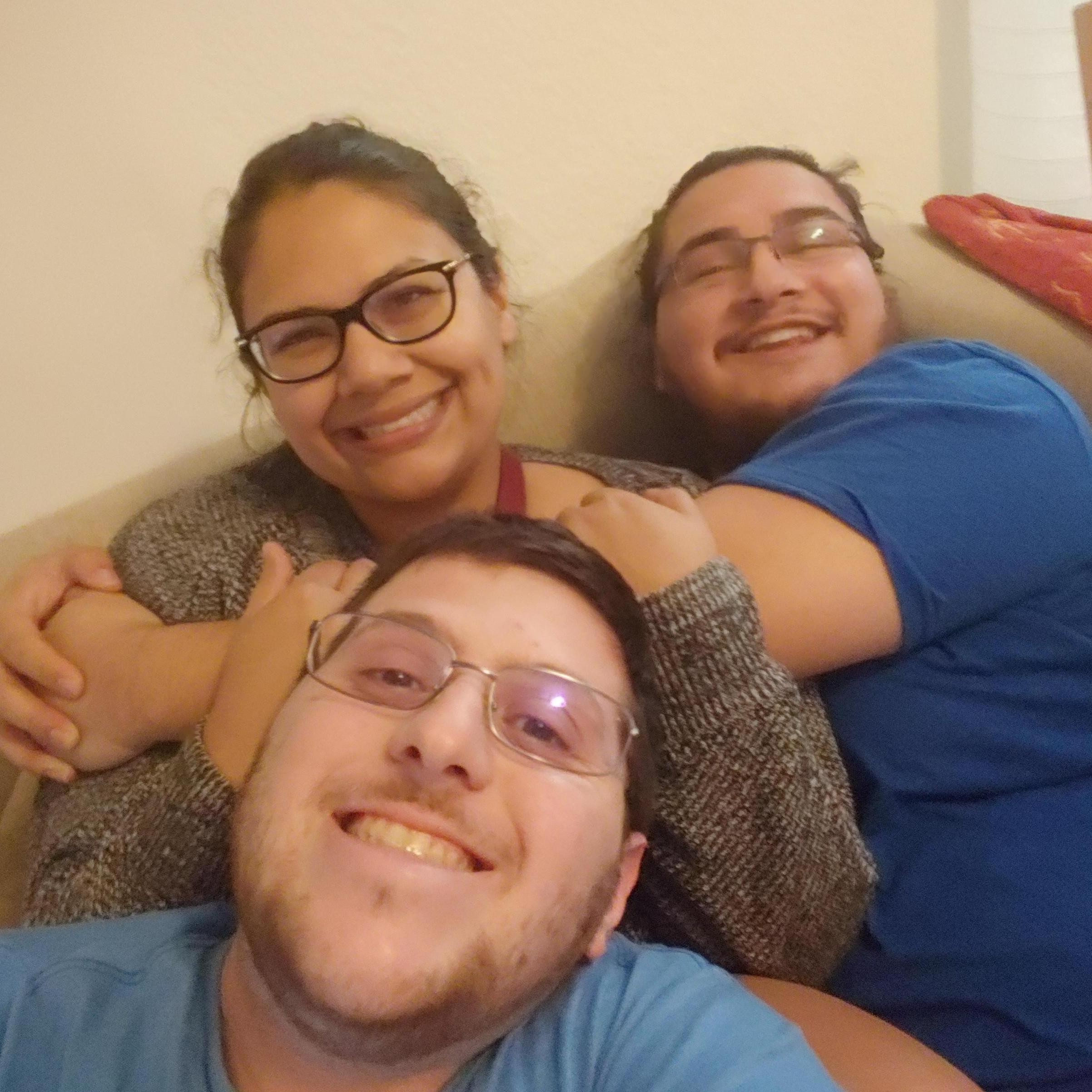 Olivia's brother Gavin, when her family came to LA to celebrate the holidays!