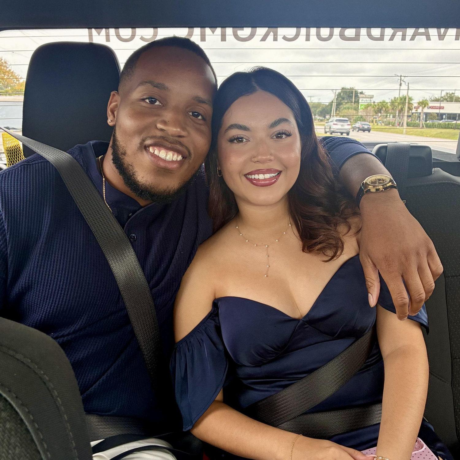 The car ride on the way to the proposal (me thinking I’m gonna celebrate my birthday lol)