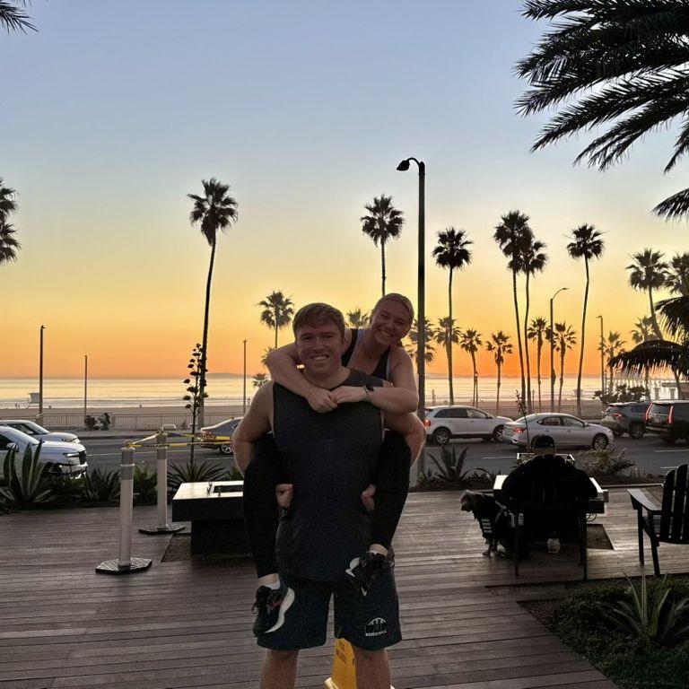 Post workout sunset! Huntington Beach Dec 2024