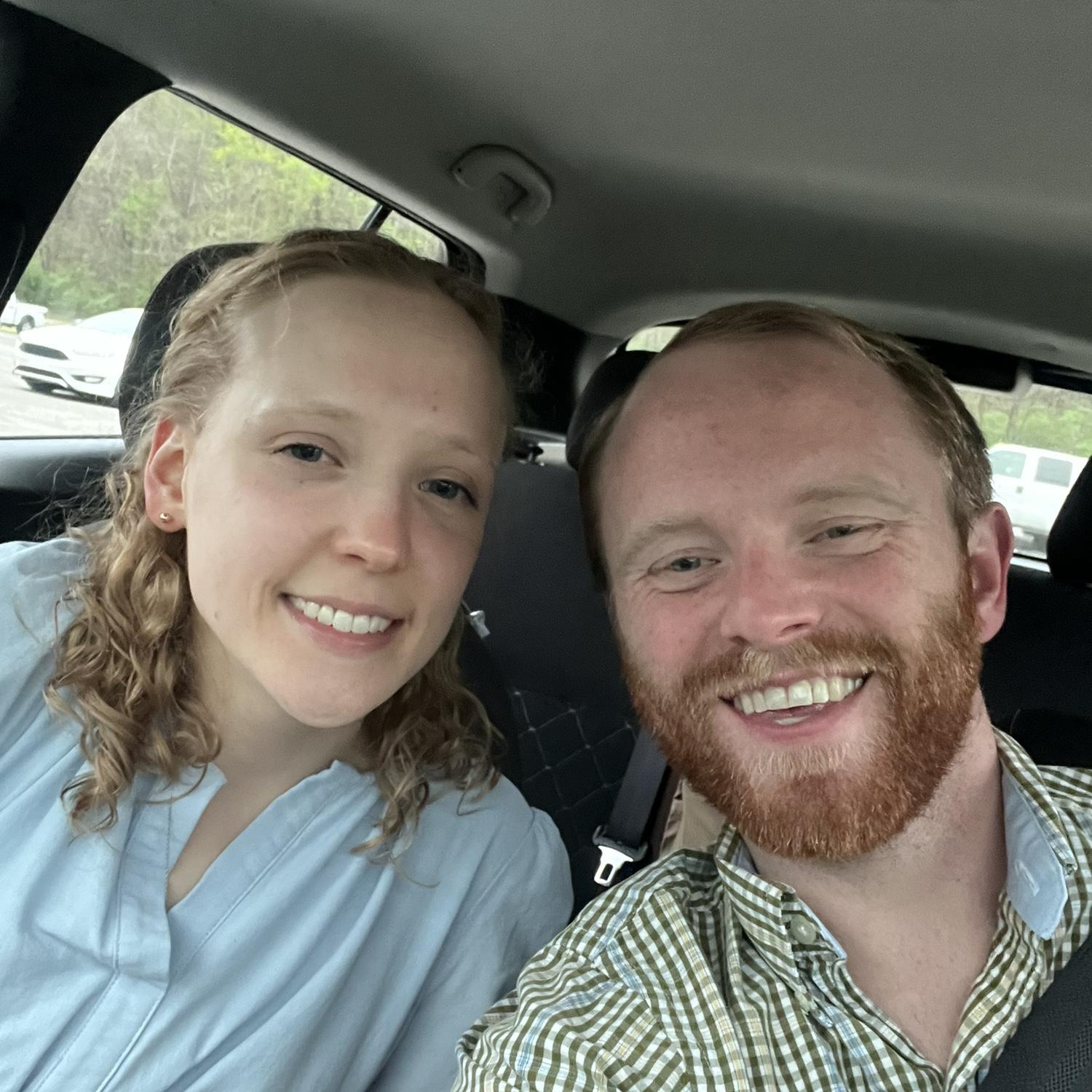 We had fun taking engagement photos!