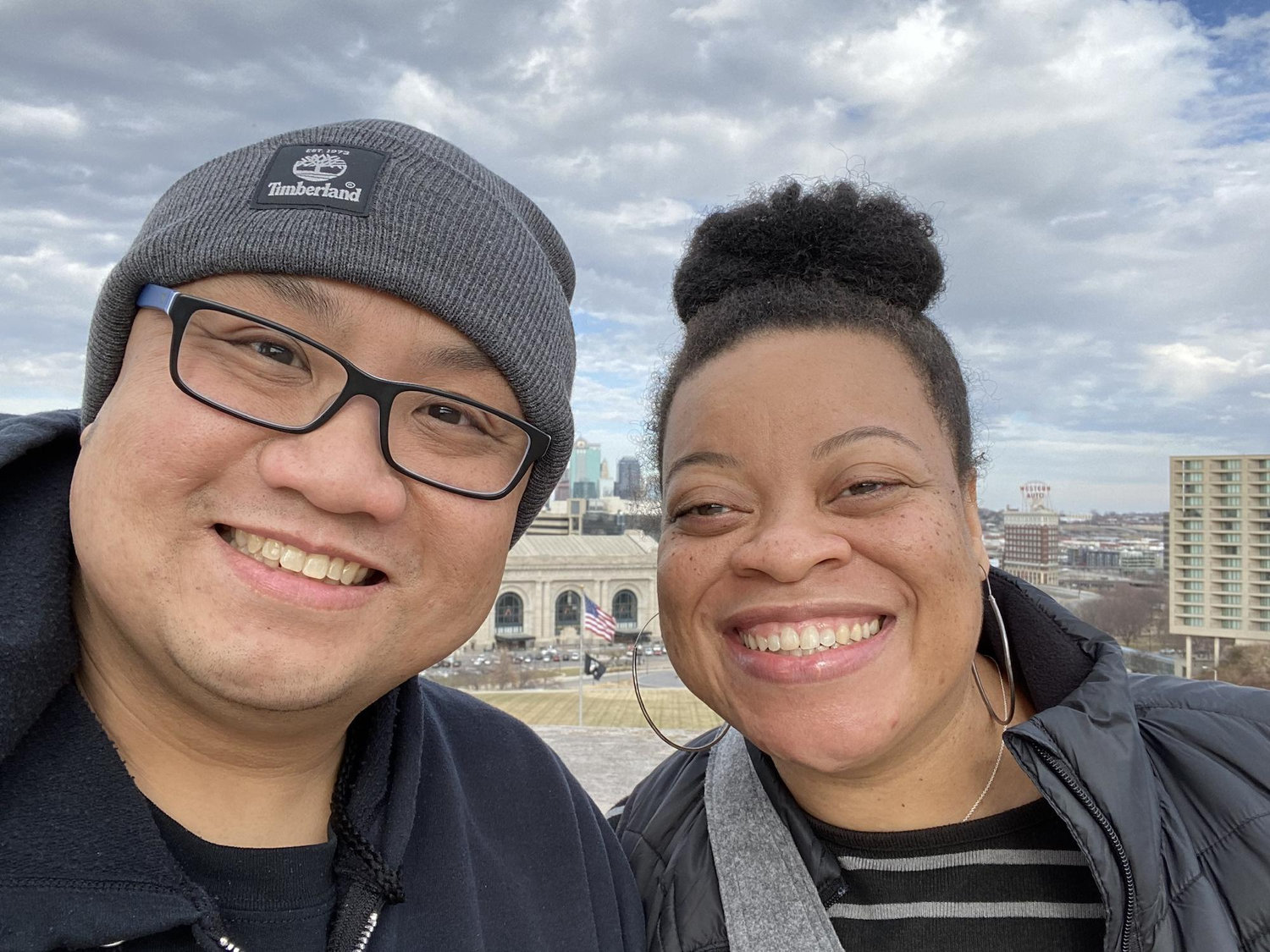 Liberty Memorial. This may have been one of our very first out of the house dates, lol