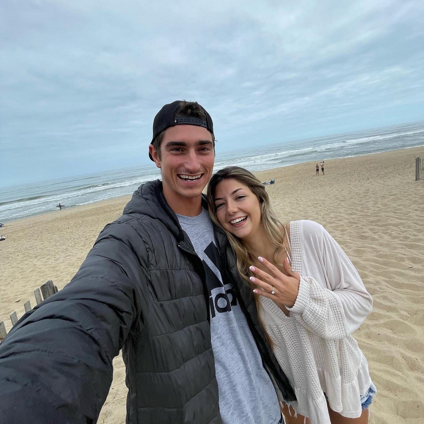 The day we got engaged @ barnes st. beach in Nags Head! 
11/07/2022