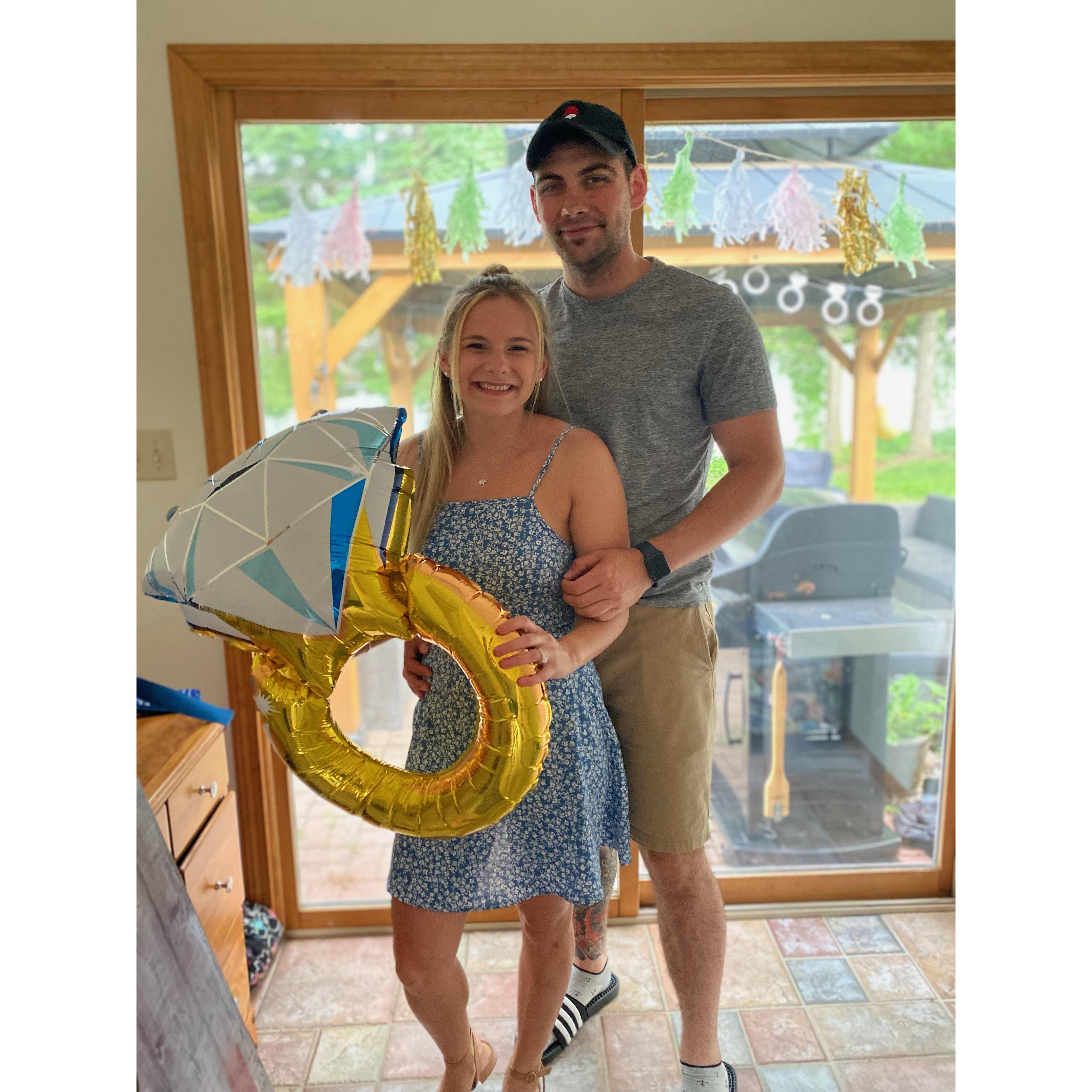 and to finally getting engaged!