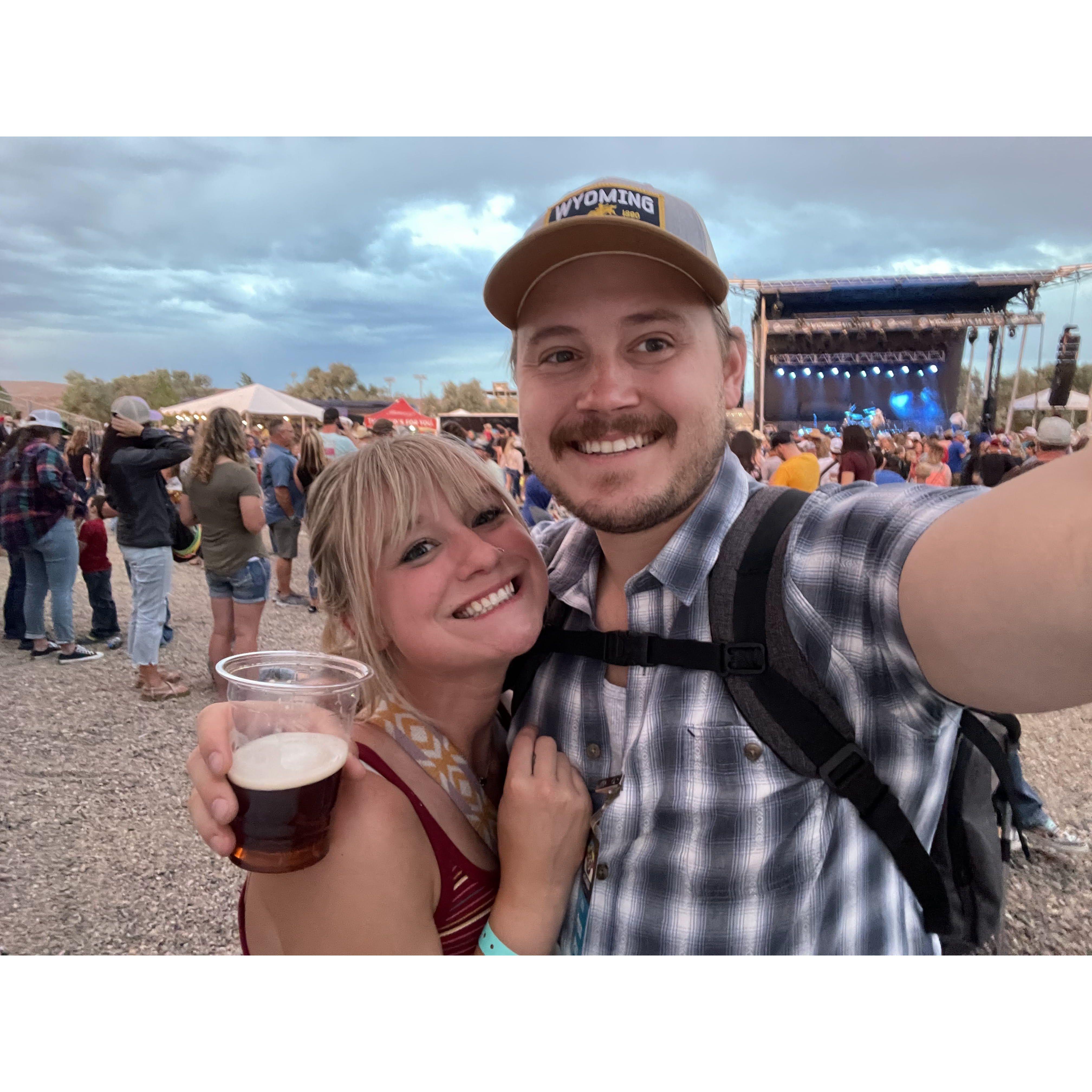 Fair concert in WY