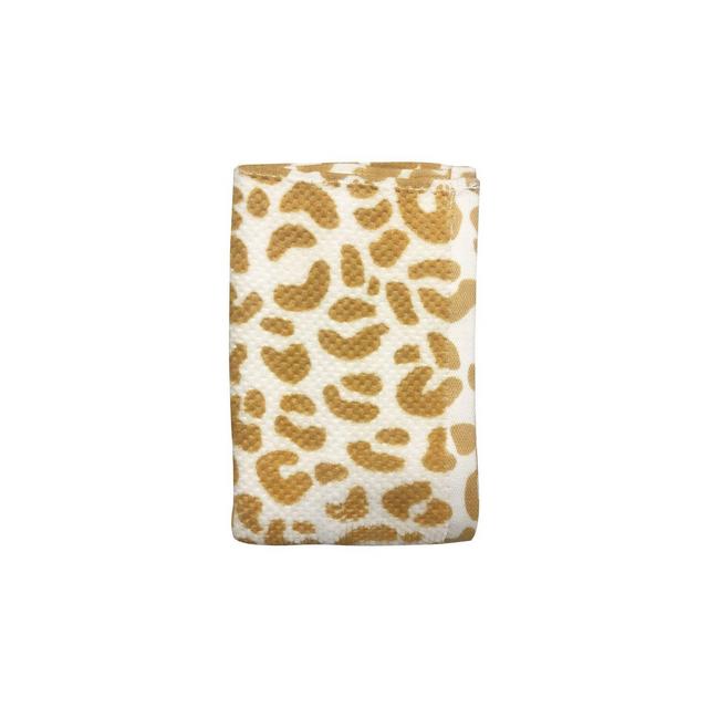 Wild Sage™ Leopard Hand Towel in Yolk Yellow