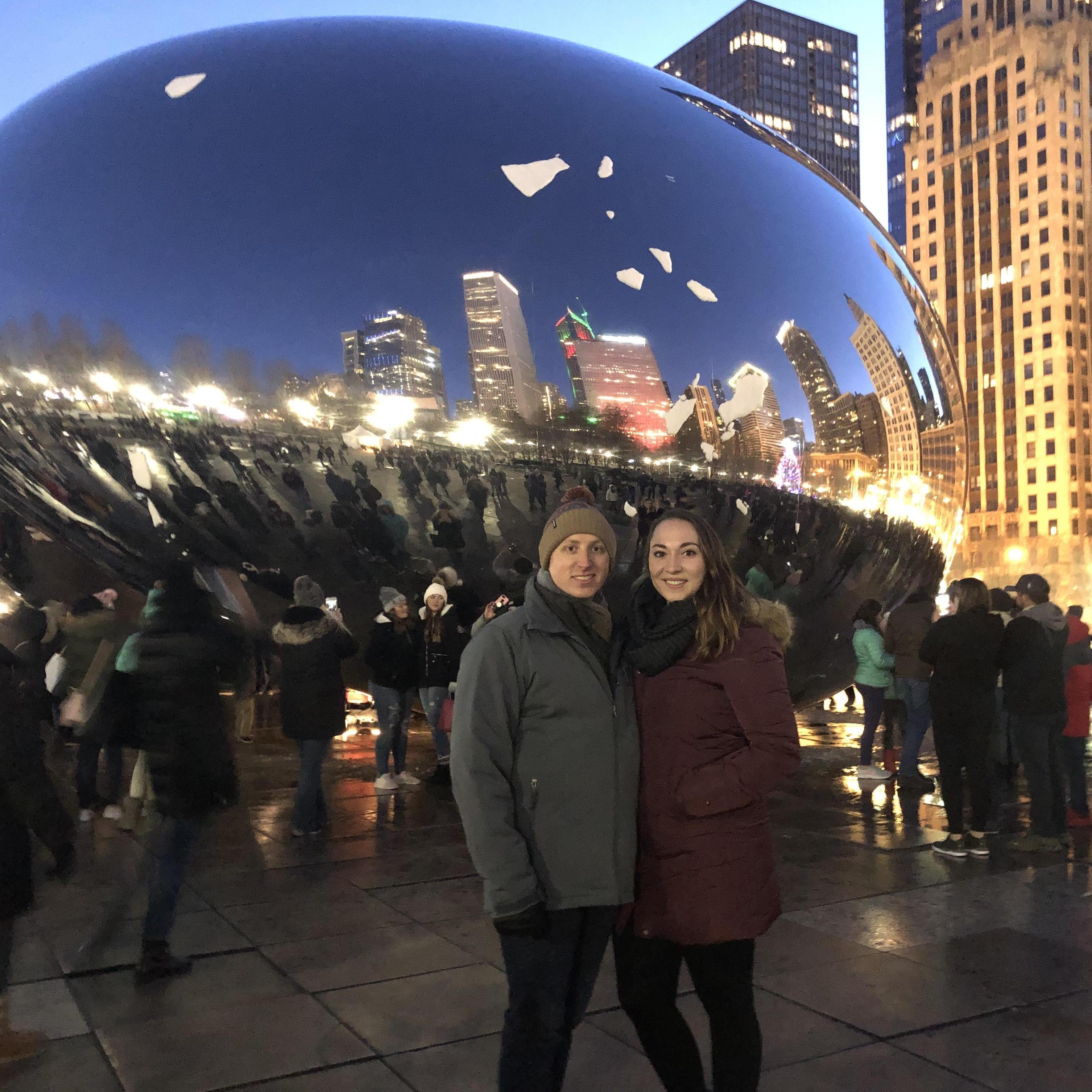 Our first time in Chicago!