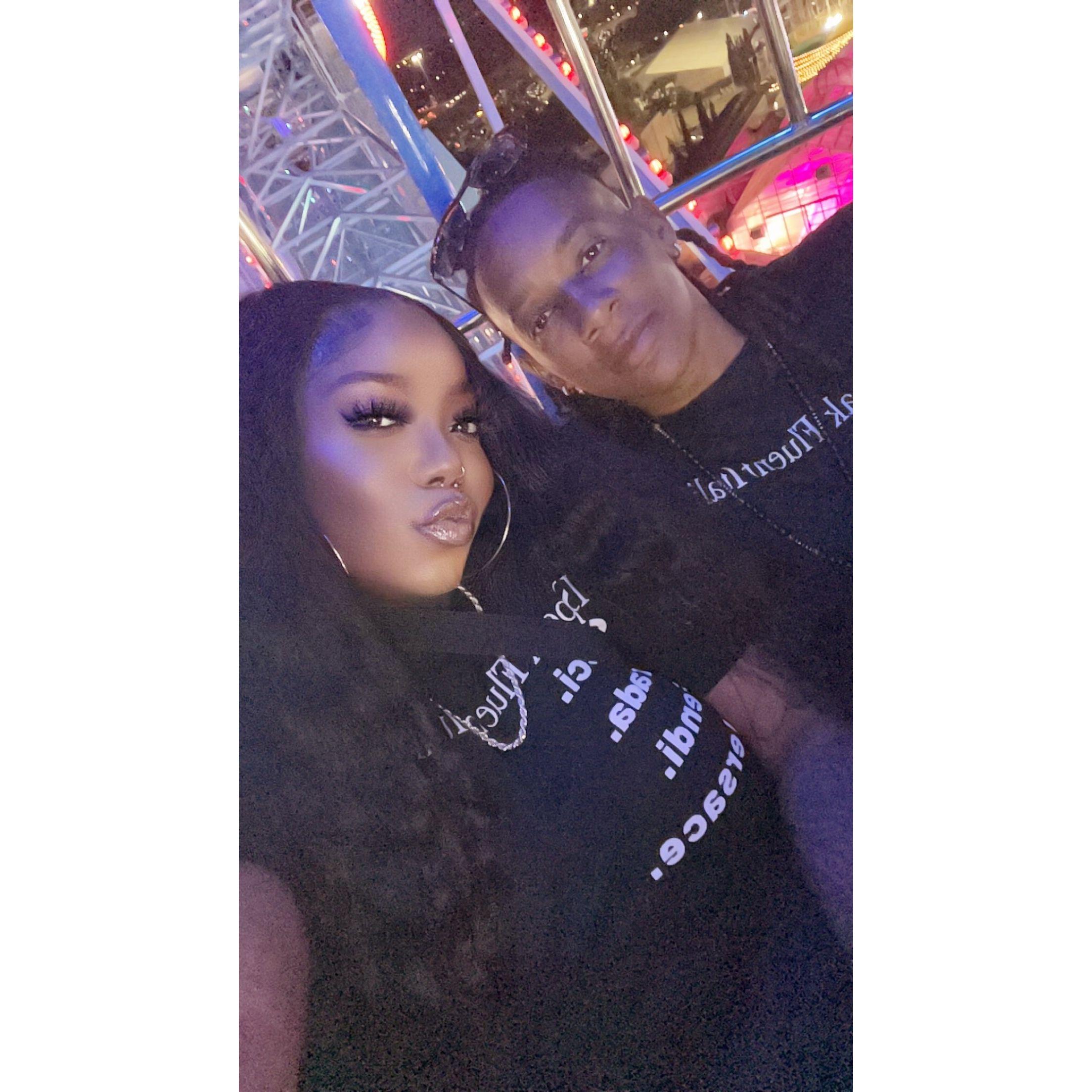 Our first time at the Texas State Fair together... #Oct2024 #fariswheel