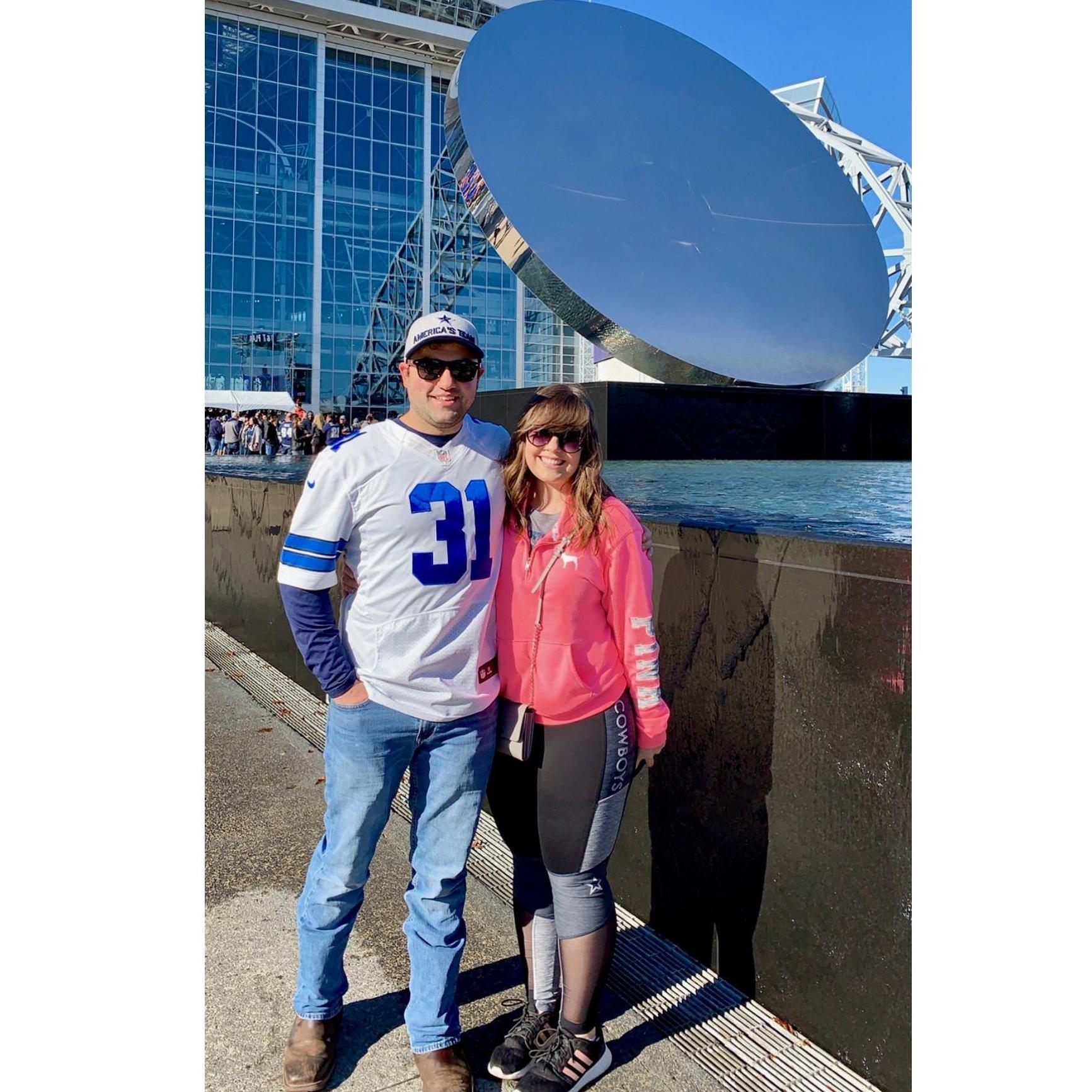 1st Dallas Cowboys game together 12.2018