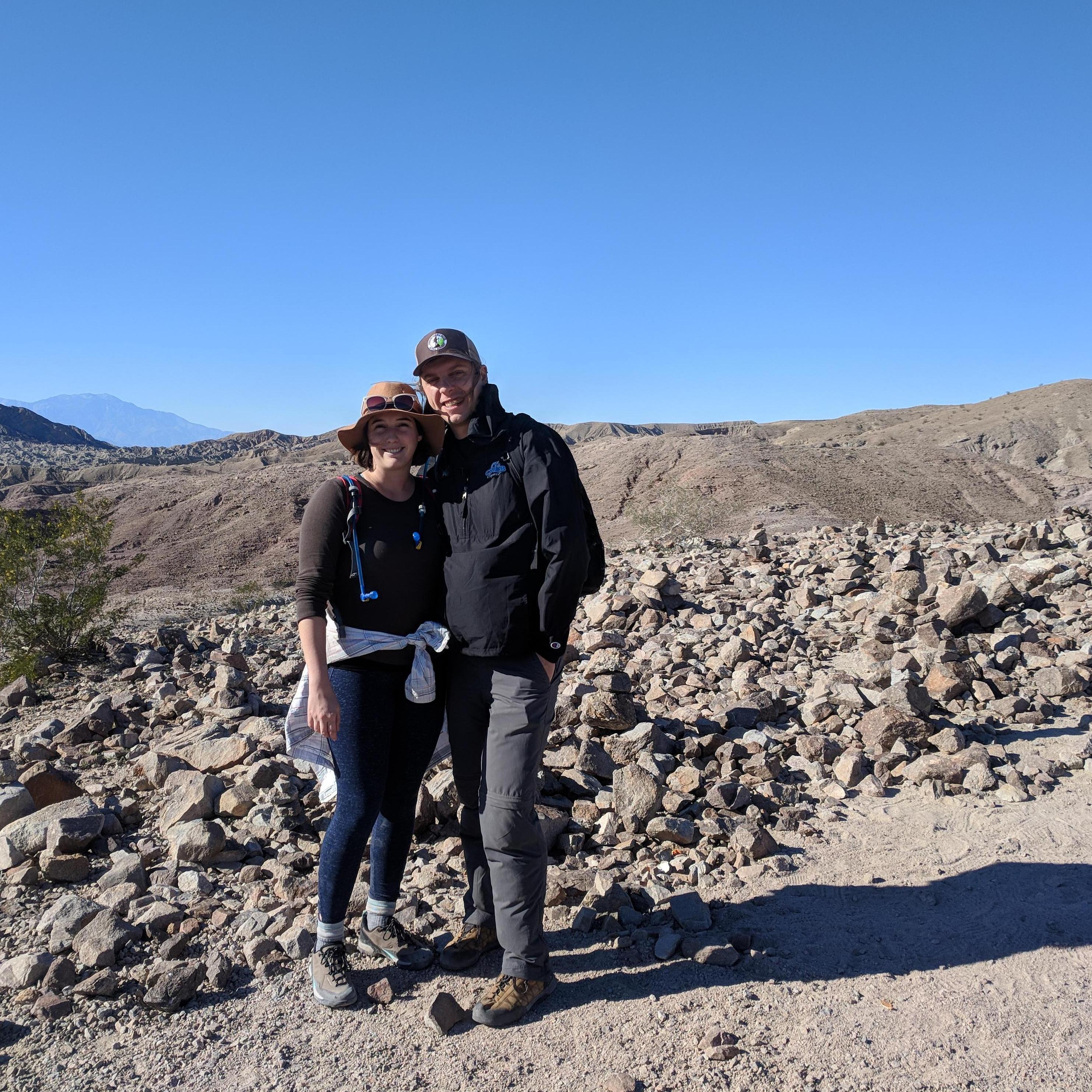 Cairns on Ladder Canyon