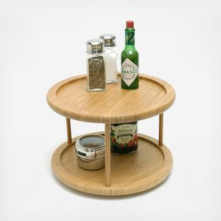 Bamboo 2-Tier Lazy Susan