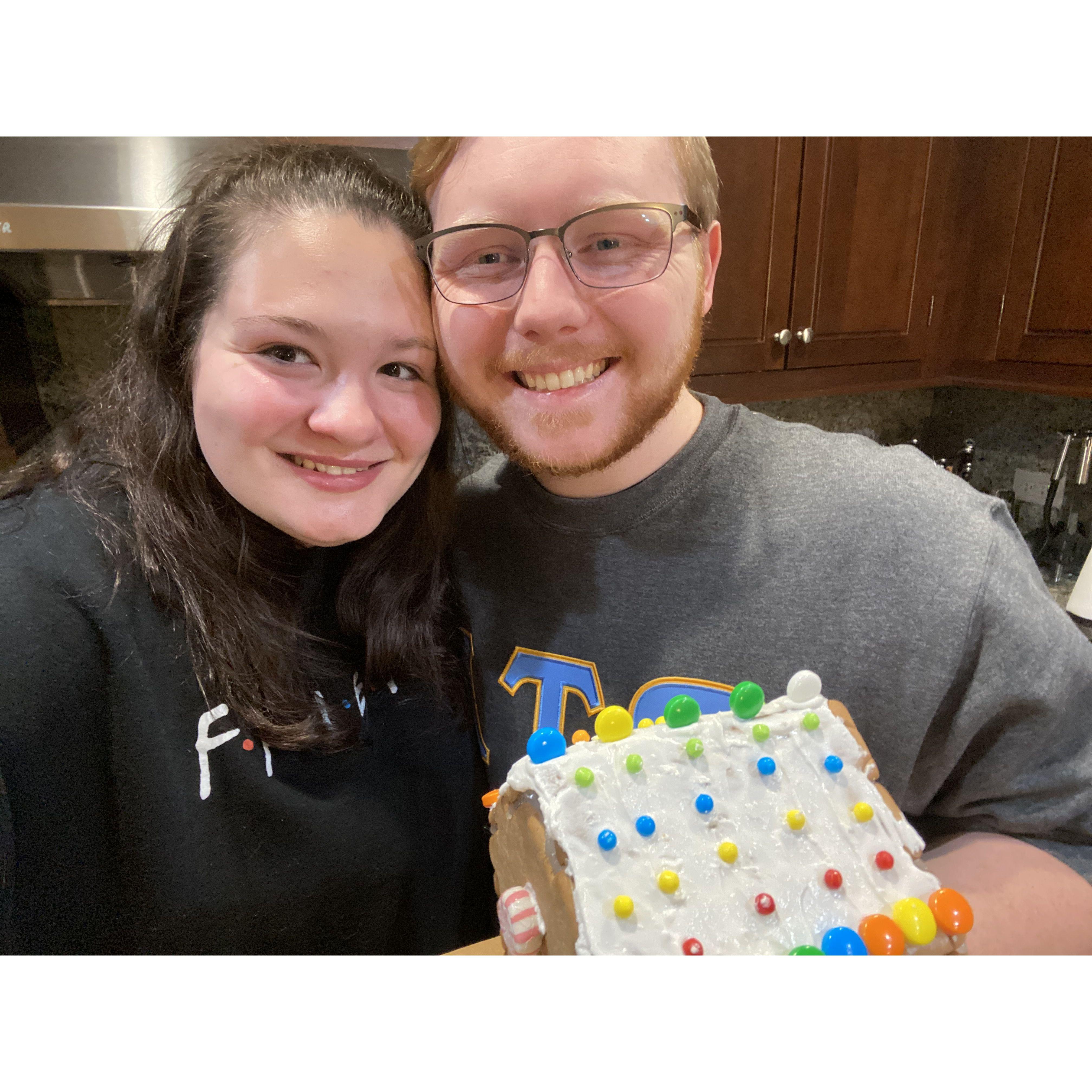 Gingerbread house building!