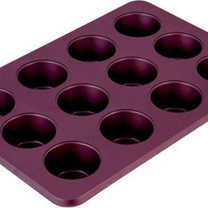 KitchenAid 12-Cup Nonstick Aluminized Steel Muffin Pan, Beetroot