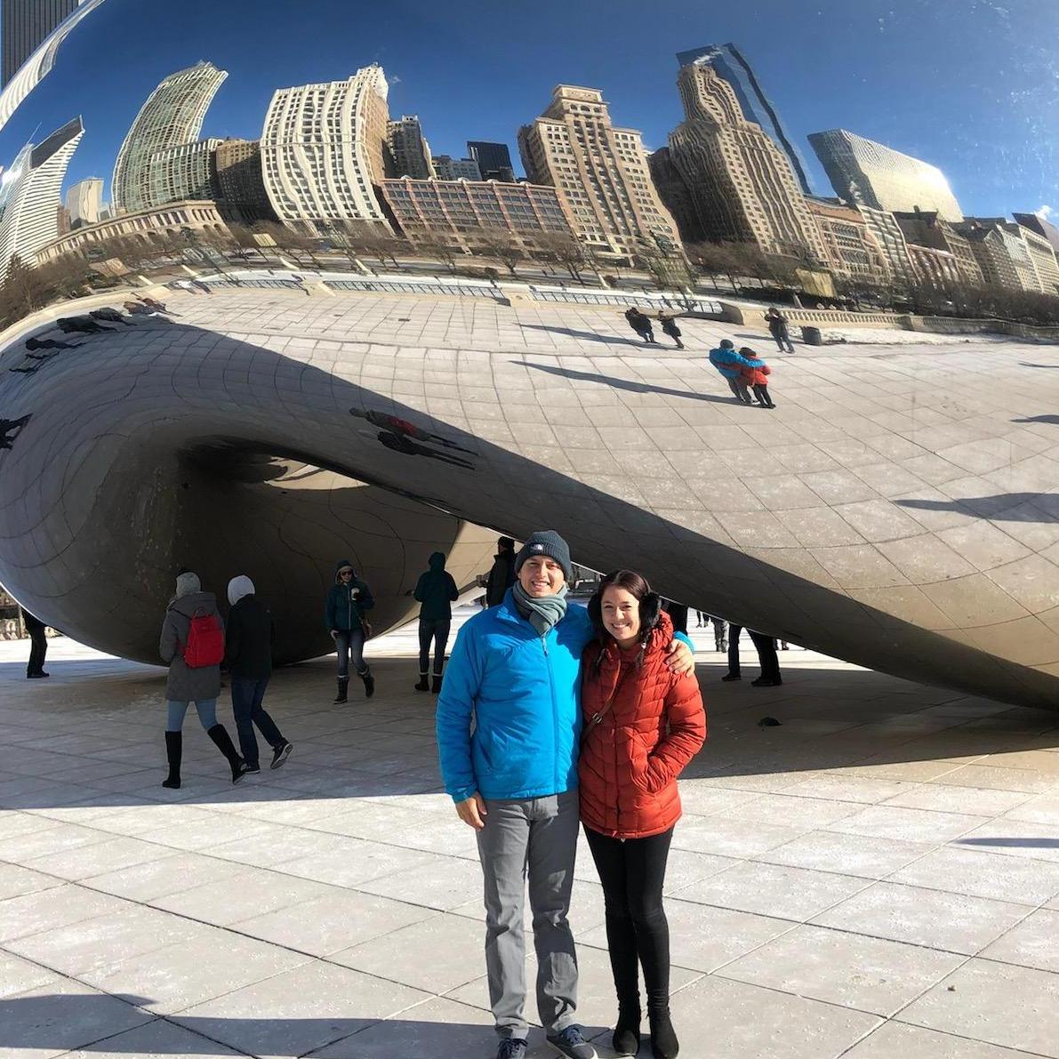We love taking adventures together (Chicago in the middle of winter is MUCH colder than Wyoming, another reason to come visit!)
