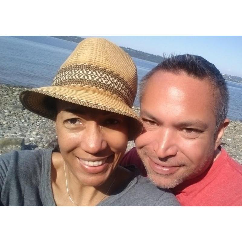 In 2017 Josh bought me this whole outfit. I came to the island unprepared, in this picture the hat and necklace was me everything else Josh got me that day for a family summer event.