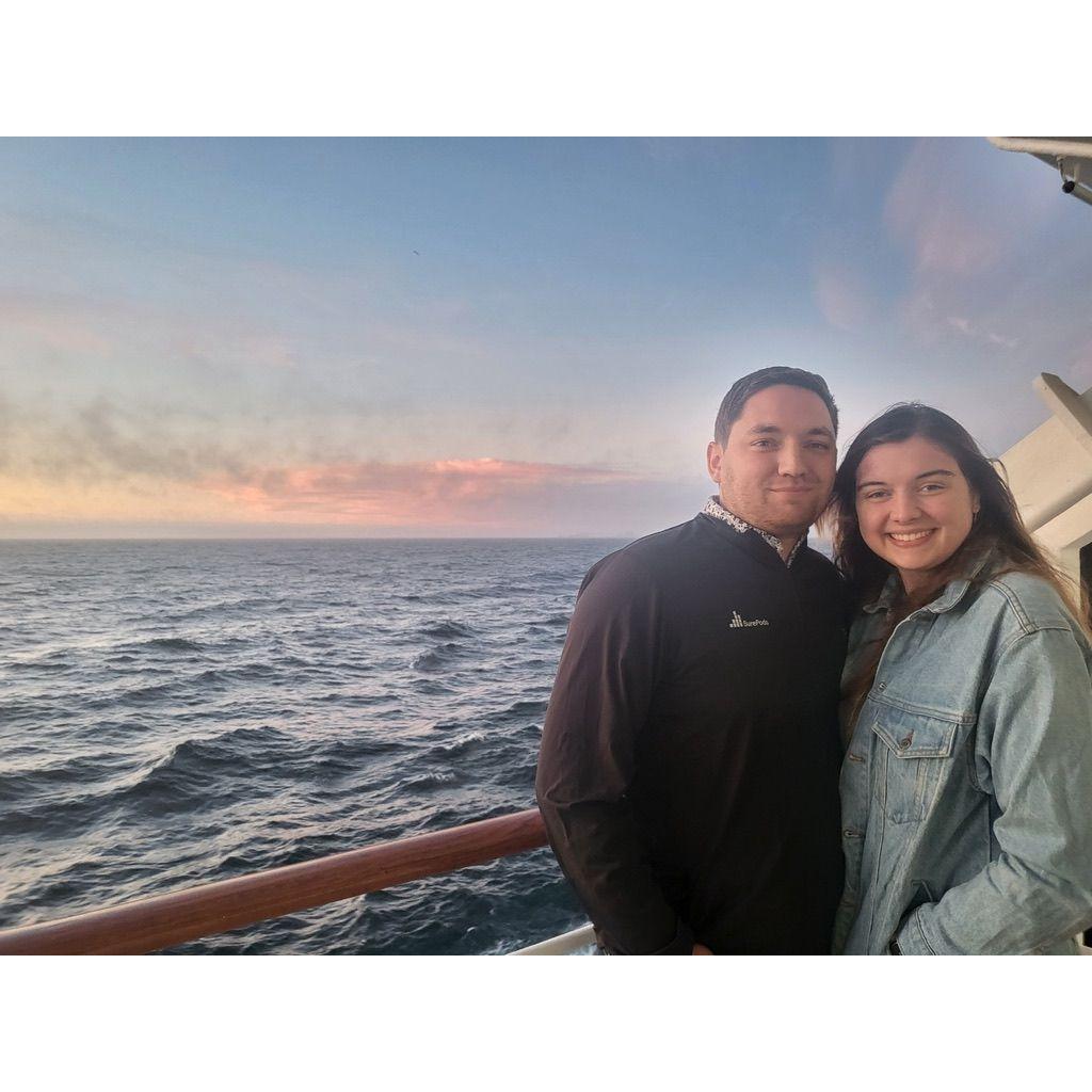 Fall 2023 we went on our first cruise to celebrate Chris' Dad's wedding with Janell:)