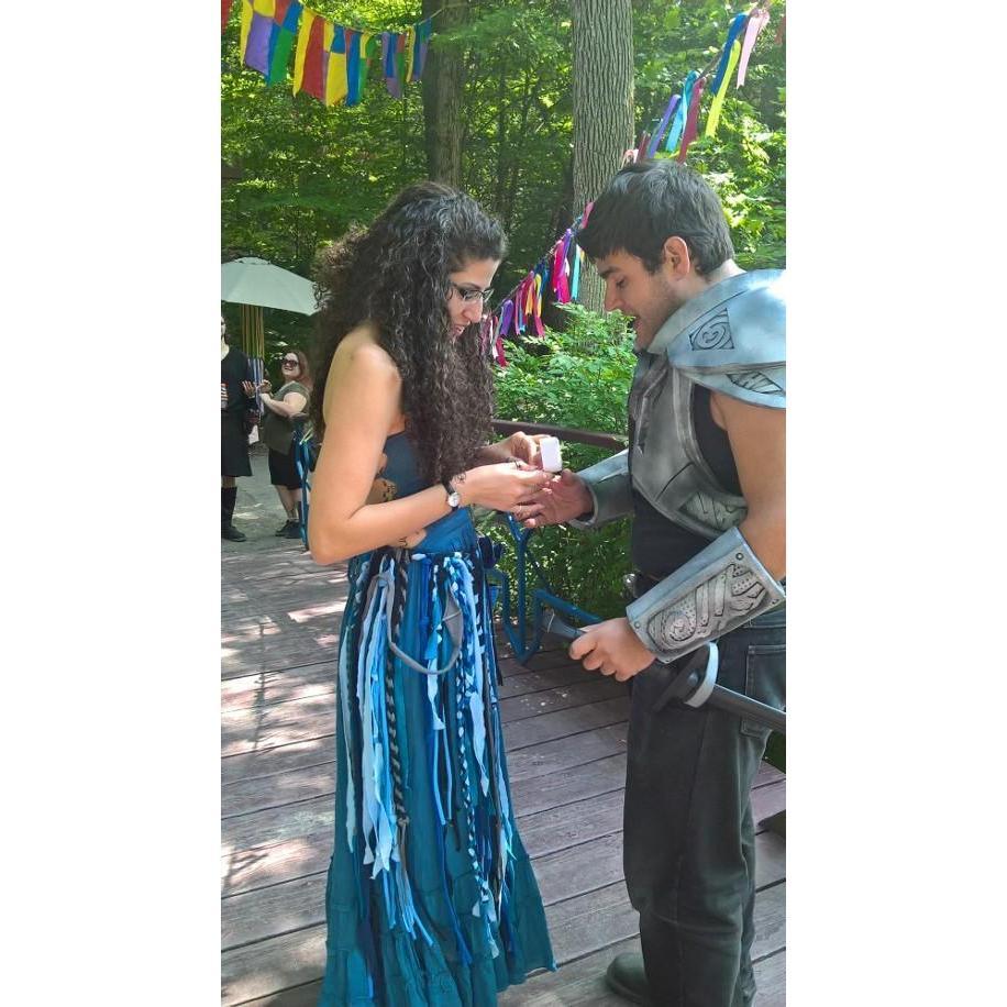 Proposal at the Renaissance Faire!
