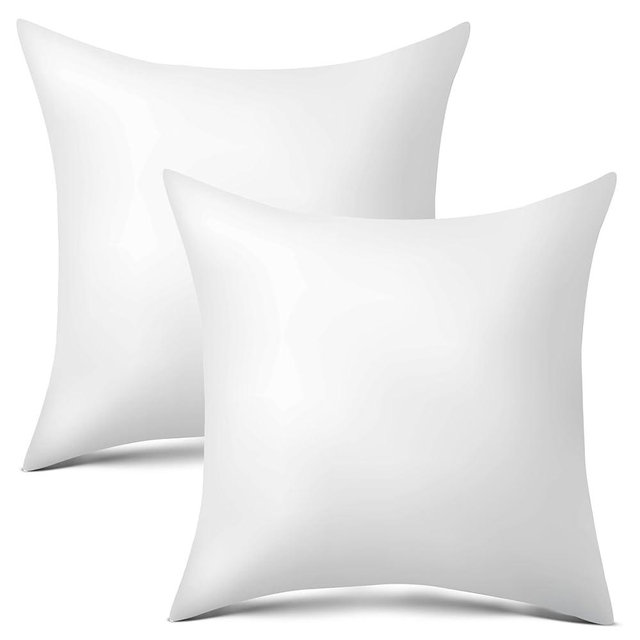 raajsee 16x16 Pillow Inserts Set of 2, Firm nd Fluffy Down Alternative Throw Pillows for Couch, Pillow Stuffing for Couch Sham filler, Sofa pillow from 16x16, Throw Pillow inserts 16 x 16