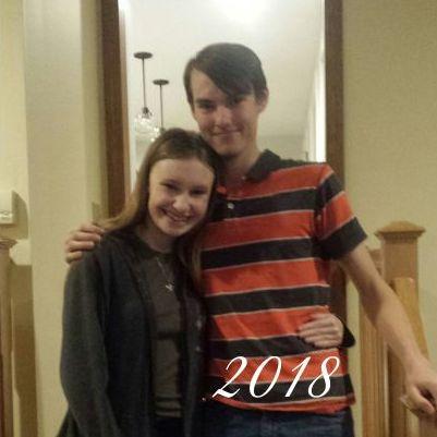 After our first date at the aquarium, first photo of just the two of us.