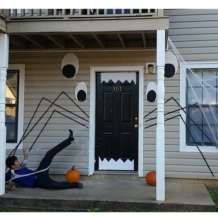 Decorating for Halloween is always a fun activity that we both get into!