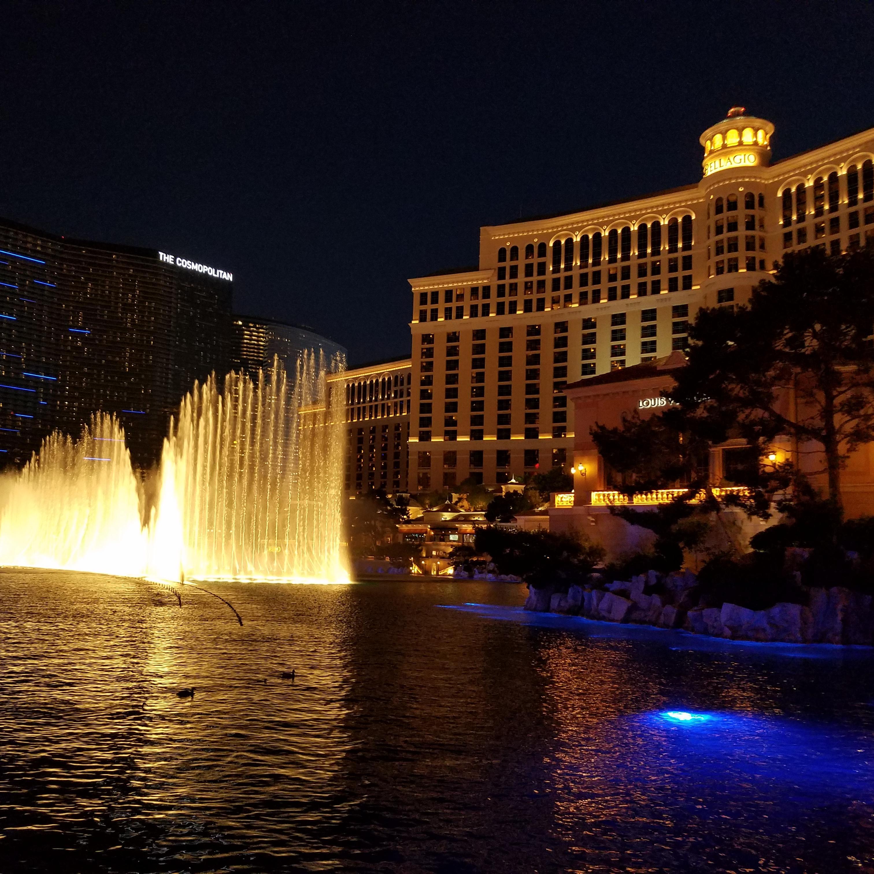 The fountains at Bellagio!