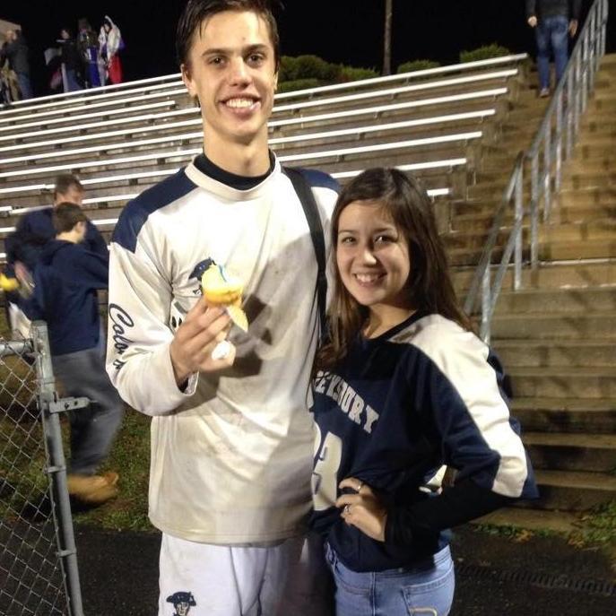 One of Kyle's high school soccer games :)