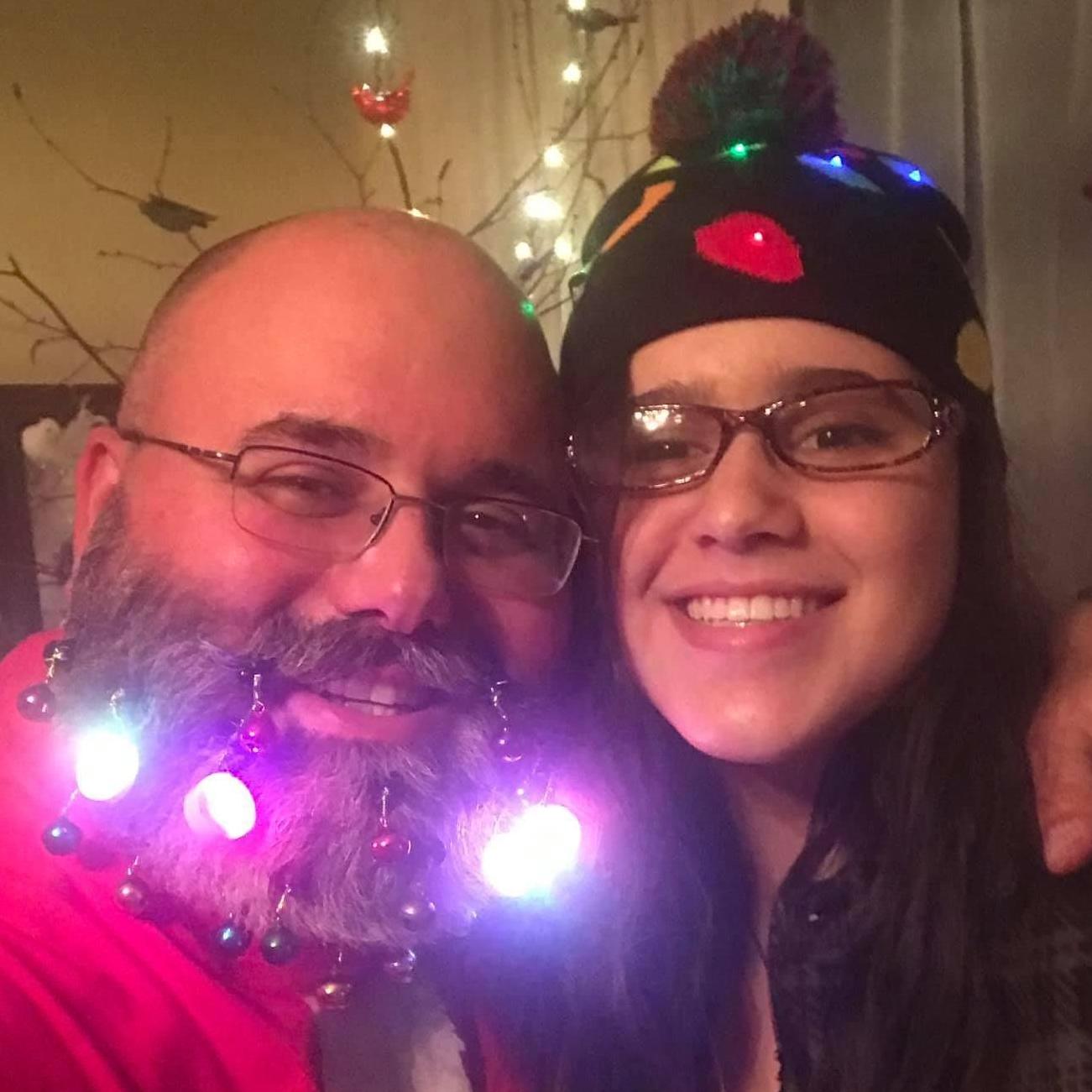 Pay no attention to her glasses.