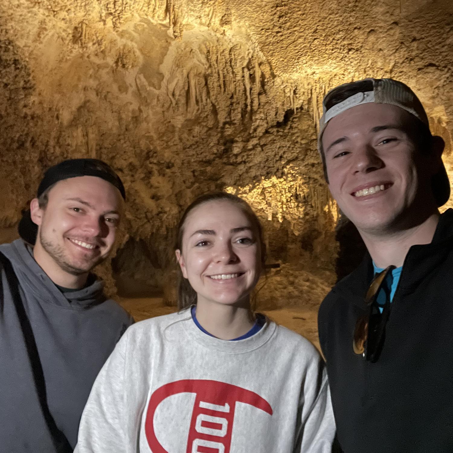 Carlsbad Caverns National Park, NM with Hadley’s brother, Mac