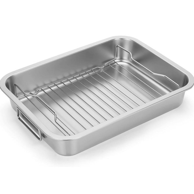 Tifanso Stainless Steel Roasting Pan -