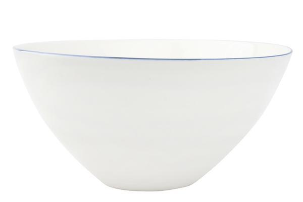 Canvas Home - Abbesses Serving Bowl Blue Rim