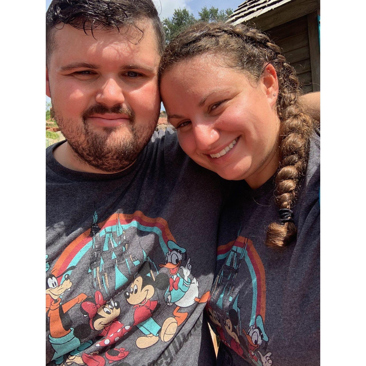 Hunter and Rachel's first Disney Trip together! August 2020