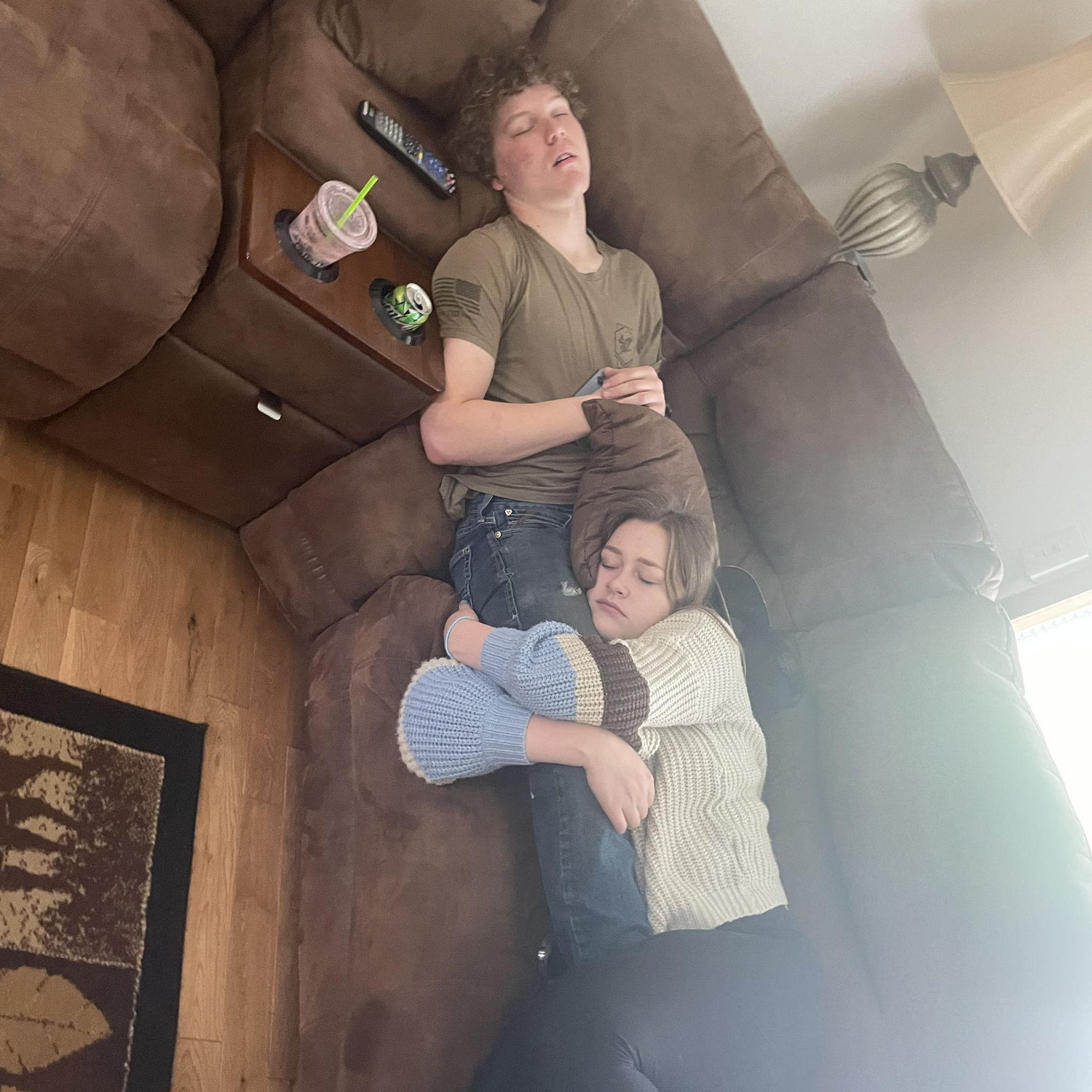 Nap time at the Rickenbachers.