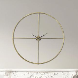 Gold Metal Wall Clock
