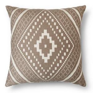 Gray Woven Global Oversized Toss Throw Pillow - Threshold™