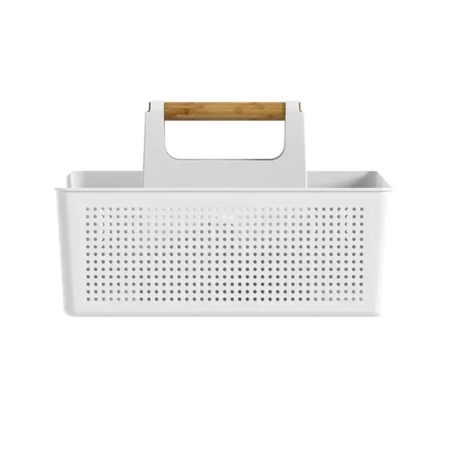 OU Cleaning Caddy, Cleaning Supplies Storage Organizer Bucket with Handle