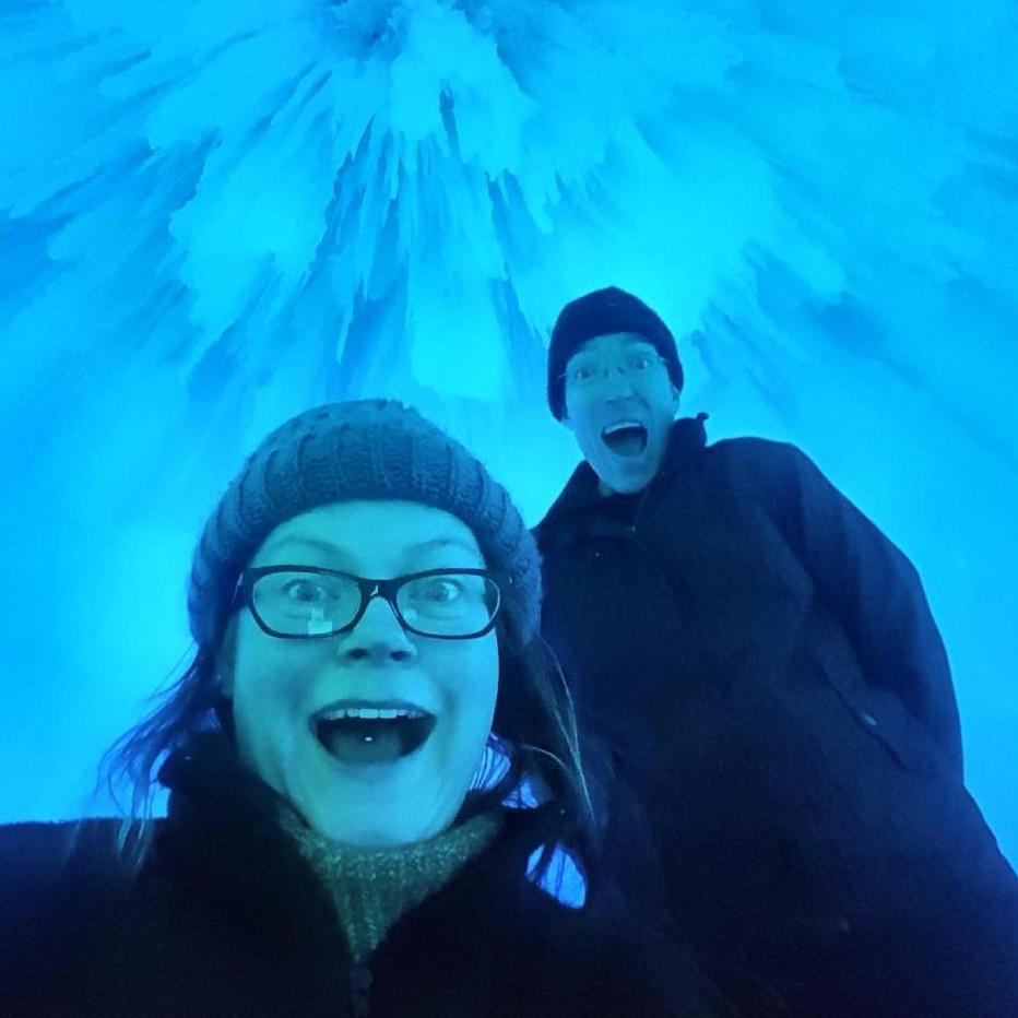 Visiting the Dillon Ice Castles