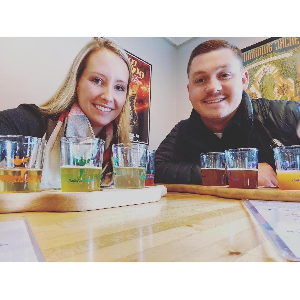 Tasting cider!