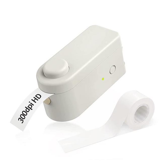 MakeID HD (300dpi) Label Maker Machine with Tape, Portable Bluetooth L1 Label Printer Handheld Label Machine Custom Stickers with Multiple Templates for Home Office Organization Easy to Use