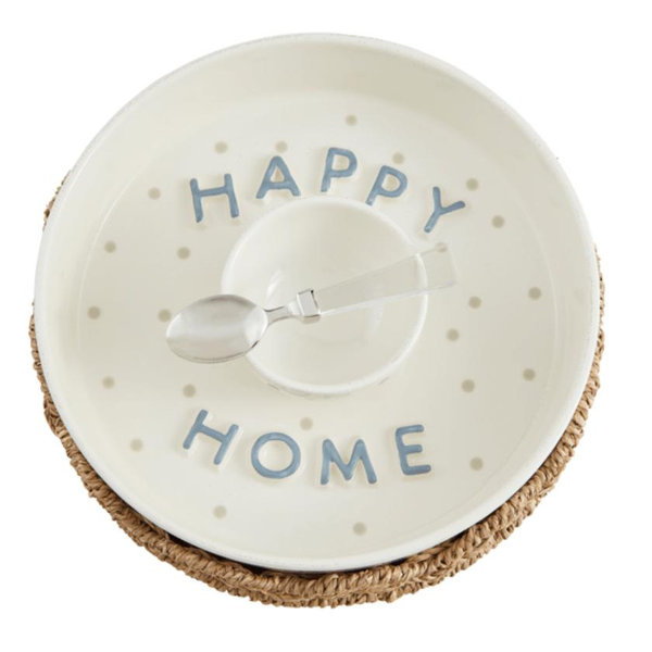 Happy Woven Chip Dip Set