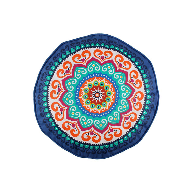 Levtex Fantasia Boho Printed Decorative Pillow, 18" Round