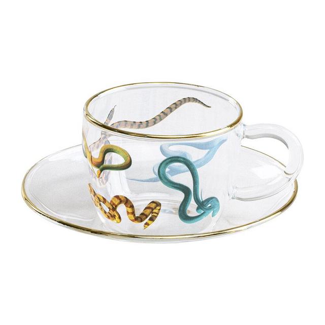 Glass Coffee Set - Snakes - Amara