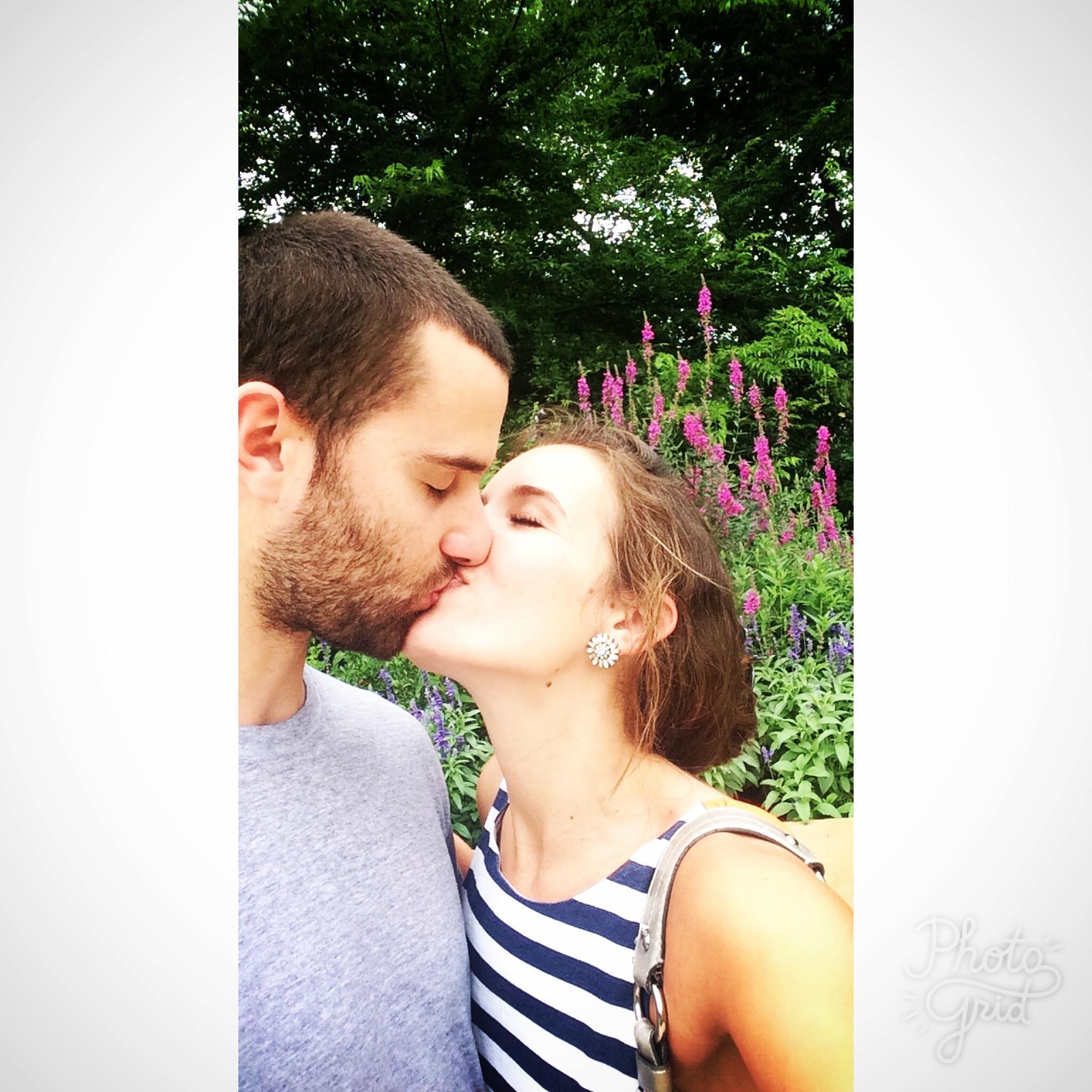 May 2017 - one of my favorite pictures of us while we were taking a stroll in downtown Greenville